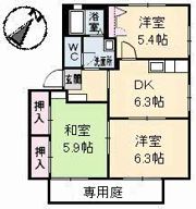 メゾンラフィネ B棟の間取り画像