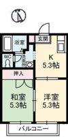 サニーズ福庭II B棟の間取り画像