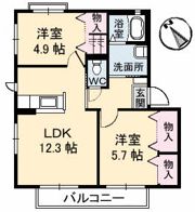 バリュージュ IIIの間取り画像