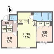 ベレオ中島田の間取り画像