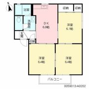 コンフォート山川 A棟 ＊＊の間取り画像