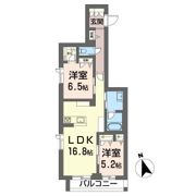 グランエスポア早稲田の間取り画像