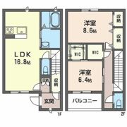 フルール レーブの間取り画像