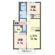 グランドールAの間取り画像