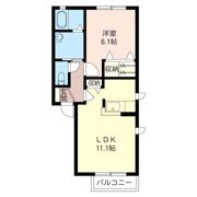 ツインヒルAの間取り画像