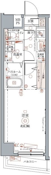 クレヴィスタ光が丘の間取り画像