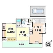 大高鷲津戸建ての間取り画像