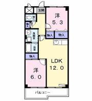 エスポワール萱津の間取り画像