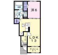 大里町アパート(028034901)の間取り画像