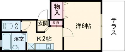 フローラ新大宮の間取り画像