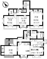 南中丸三井住宅戸建の間取り画像