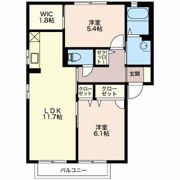 グランシードあづみ Aの間取り画像