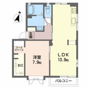 フレグランスgreen Bの間取り画像