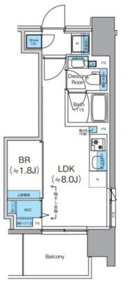 クレヴィアリグゼ錦糸町の間取り画像