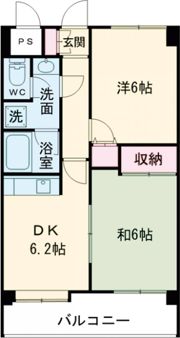 ライオンズマンション函館湯川の間取り画像