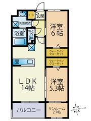 ビーコンヒル石丸の間取り画像