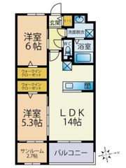 ビーコンヒル石丸の間取り画像