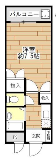 フルーレゾン神戸の間取り画像