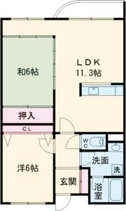 メゾンパティオ富岡の間取り画像