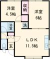 西花アパートの間取り画像