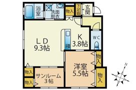 べるぽすとKの間取り画像