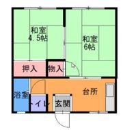 コーポ綾の間取り画像