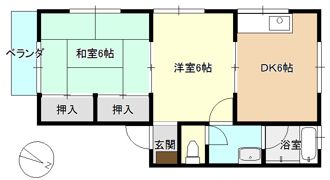 ジョイフル西中の間取り画像