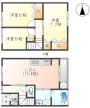 レックス白山の間取り画像