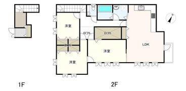 こてはし台戸建Bの間取り画像