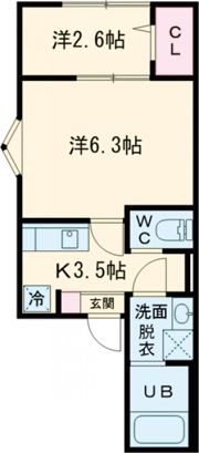 KEIAI RESIDENCE 新松戸Ⅰの間取り画像