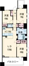 プラウドタワー春日井の間取り画像