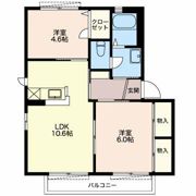 バリュージュ桜堤 Cの間取り画像