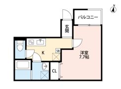 Lapin Lunaire(ラパン・リュネールの間取り画像