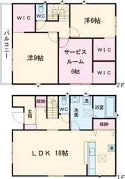 岸和田市三田町2号棟・戸建の間取り画像