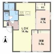 セントルージュ北一色の間取り画像