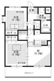ルネス カトレアコートの間取り画像