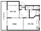 北山マンションの間取り画像
