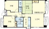 ロイヤルコーポ姫路北条の間取り画像