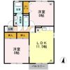 アビタシオン Ⅱの間取り画像