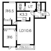 プリリア北32条の間取り画像