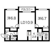 ファースト アベニューの間取り画像