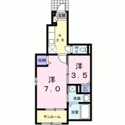 プラシードN Aの間取り画像