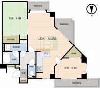 クリオ小平壱番館の間取り画像