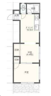 パークデュオ亀有の間取り画像