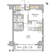 ディームス品川南の間取り画像