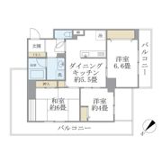 リエール若松町の間取り画像