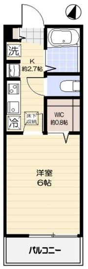 ベラージュの間取り画像