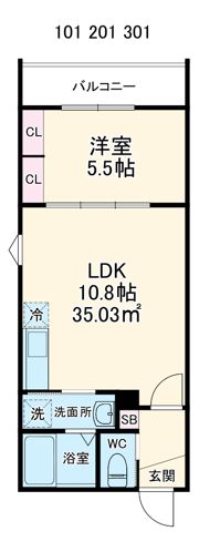 GRADUS鶴ヶ島Ⅲの間取り画像