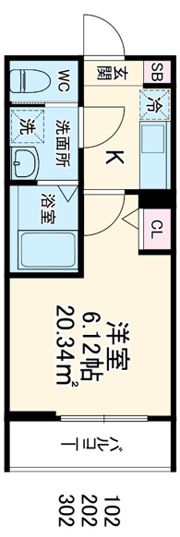 GRADUS川越の間取り画像