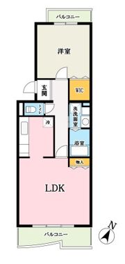 コーポレート東所沢第二の間取り画像